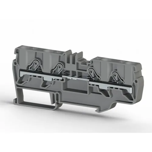 Клеммник пружинный быстрозажимной Push in, 6 мм.кв. серый KLEMSAN PYK 6C 307649