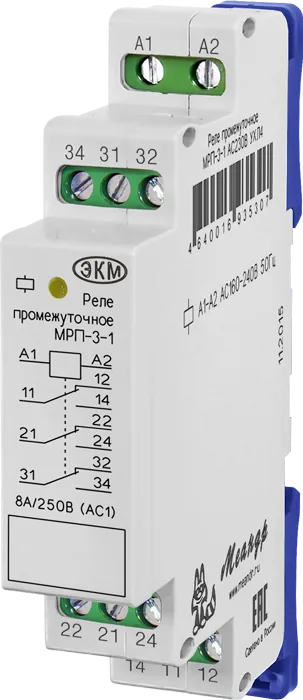 Реле МЕАНДР МРП-3-1 ACDC12В УХЛ2