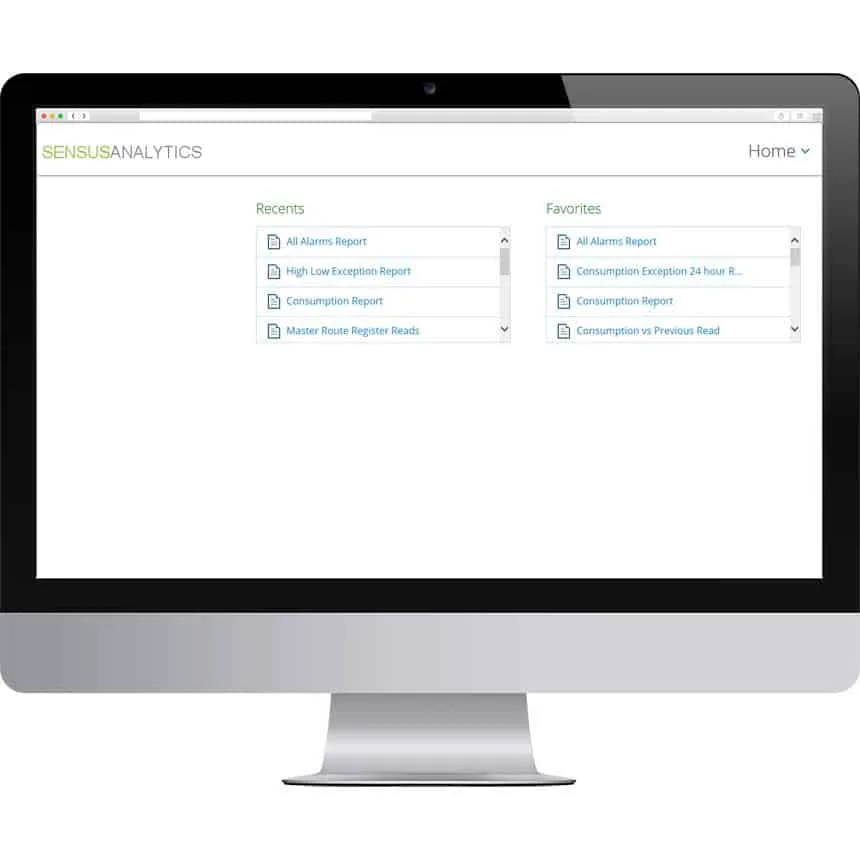Приложение Sensus Report Access Application